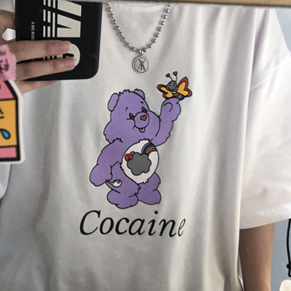 Cocaine Care Bear Tee