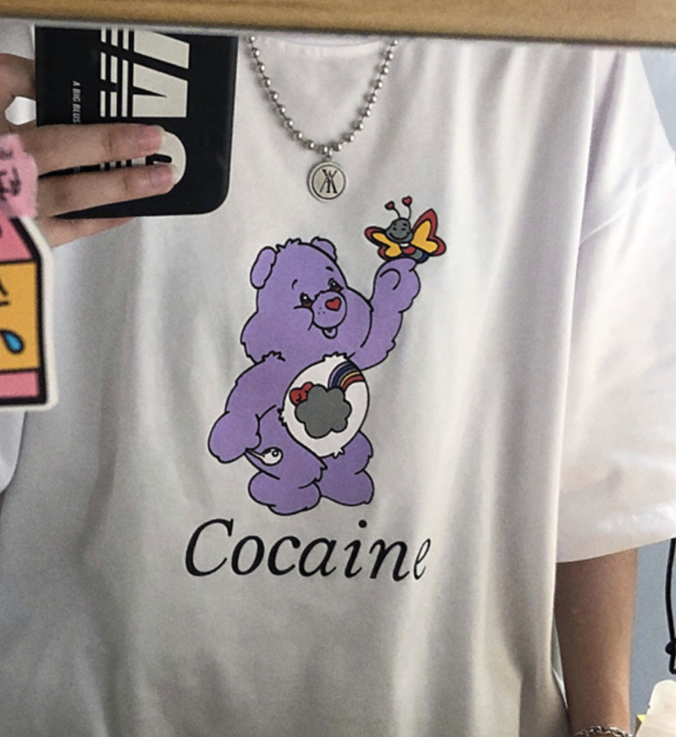 Cocaine Care Bear Tee